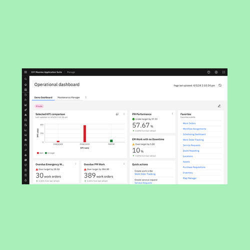 Suite software di supervisione - Maximo®  - IBM - di gestione di asset / di ispezione / CMMS