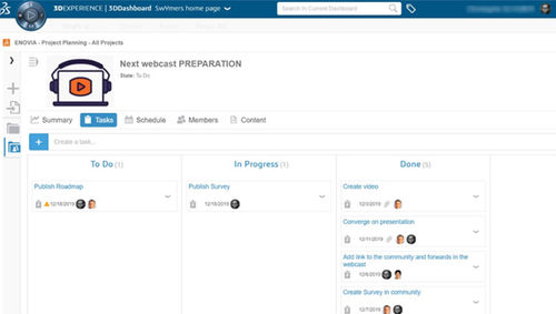 Software di supervisione - Project Planner - SOLIDWORKS - di pianificazione / 3D / SolidWorks