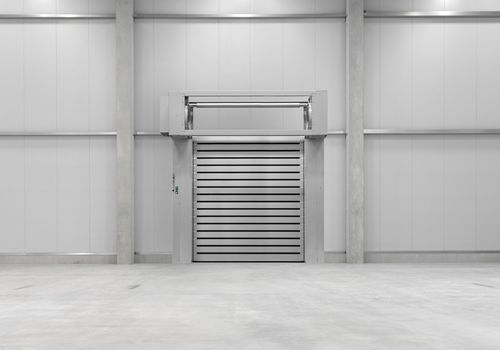 Porta a spirale - EFA-SST® Secure - EFAFLEX Tor- und Sicherheitssysteme GmbH & Co. KG - classe 4 / per interno / per piattaforma di carico