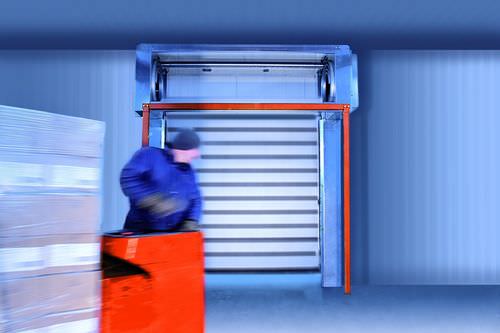 Porta ad avvolgimento - EFA-SST®-TK-100 - EFAFLEX Tor- und Sicherheitssysteme GmbH & Co. KG - industriale / per cella frigorifera / rapida
