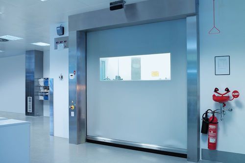 Porta ad avvolgimento - EFA-SRT®-CR - EFAFLEX Tor- und Sicherheitssysteme GmbH & Co. KG - industriale / per camera bianca / rapida