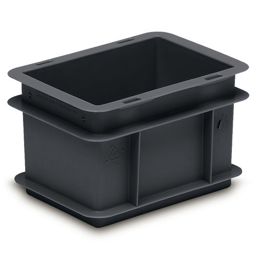 Cassetta in plastica - RAKO ESD series - Utz - impilabile / con impugnature / per parete