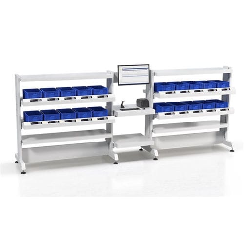 Macchina per preparazione ordine Put-To-Light (PTL) - Modula - per il settore intralogistico