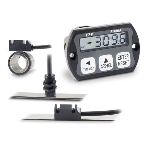 Display per sensore - F7P - FIAMA - LCD / digitale / a 7 cifre