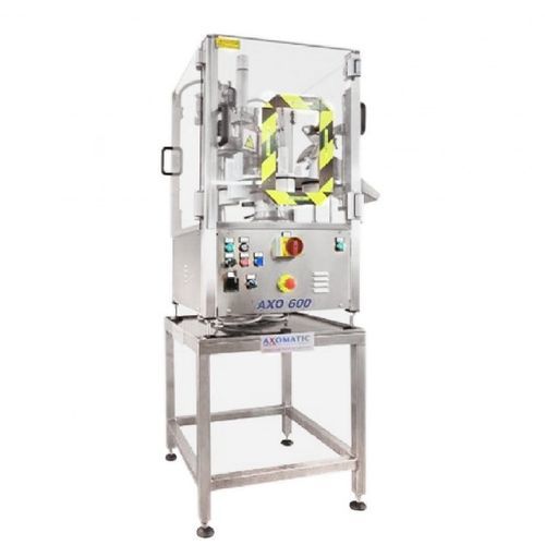 Macchina di riempimento e tappatura di tubi - AXO 600 - AXOMATIC - per applicazioni farmaceutiche / per l'industria cosmetica