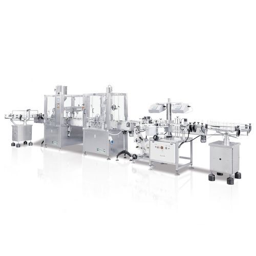 Riempitrice chiuditrice lineare - AXOMATIC - automatica / per flaconi / industriale