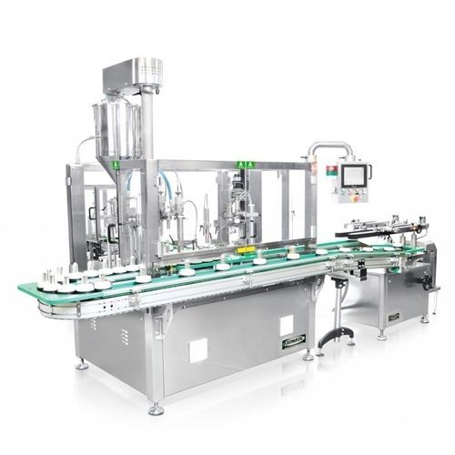 Riempitrice chiuditrice per flaconi - AXOBLOCK 160 - AXOMATIC - automatica / volumetrica / lineare