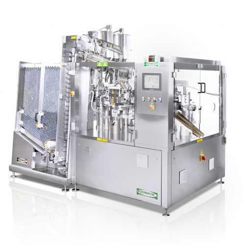 Macchina di riempimento e tappatura di tubi - AXO 2600 - AXOMATIC - per applicazioni farmaceutiche / per l'industria cosmetica