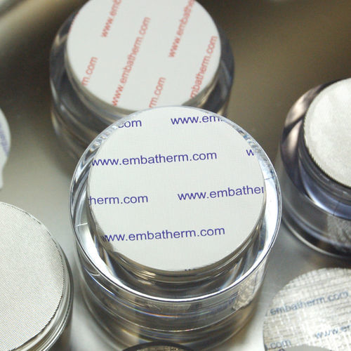 Opercolo in alluminio - EMBATHERM OPERCULES - in PET / per l'industria agroalimentare / per l'industria farmaceutica