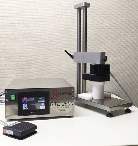 Termosigillatrice manuale - TIE100 - EMBATHERM OPERCULES - per tappi / per l'industria agroalimentare / medica