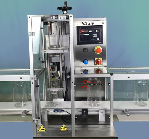 Termosigillatrice semiautomatica - TCE 270 - EMBATHERM OPERCULES - per coperchi pretagliati / per l'industria agroalimentare / medica