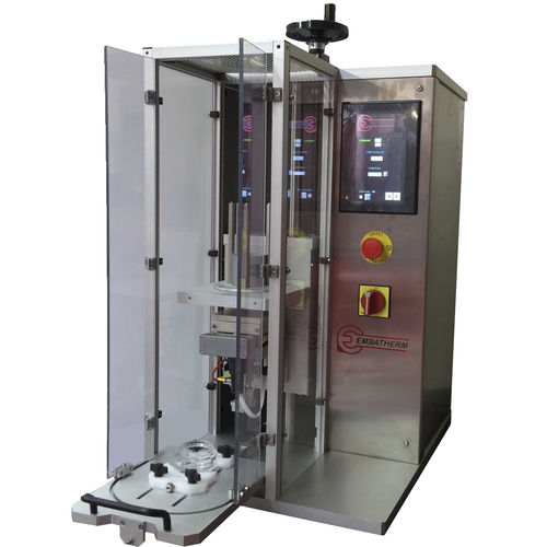 Termosigillatrice semiautomatica - TCE 260  - EMBATHERM OPERCULES - per coperchi pretagliati / per l'industria agroalimentare / medica