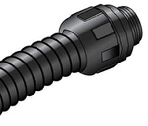 Raccordo idraulico - Alpha Wire - ad avvitamento / in nylon / impermeabile