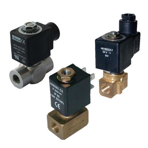 Elettrovalvola a comando diretto - Parker Fluid Control Division - Europe - a 2 vie / NC / per gas