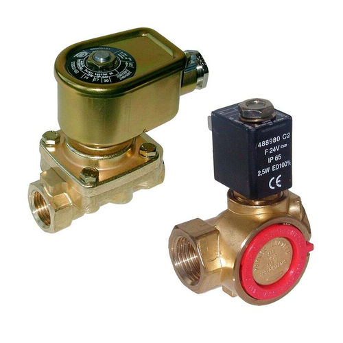 Elettrovalvola a comando assistito - Parker Fluid Control Division - Europe - a 2 vie / NC / per gas