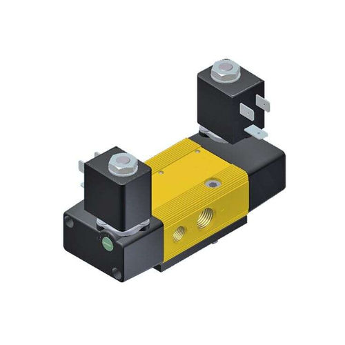 Distributore pneumatico a cassetto - Parker Fluid Control Division - Europe - azionato tramite solenoide / a comando assistito / a 5 vie