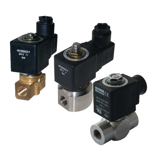 Elettrovalvola a comando diretto - Parker Fluid Control Division - Europe - a 2 vie / NC / per gas