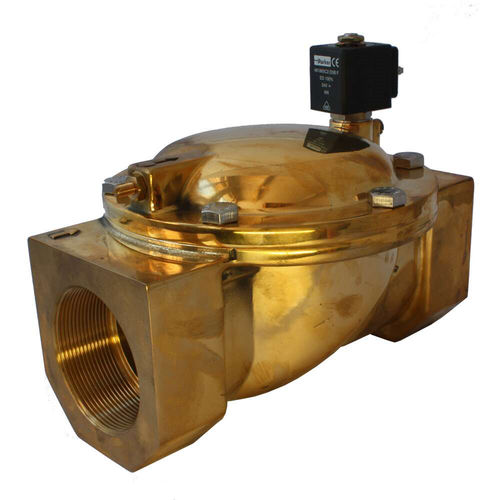 Elettrovalvola a comando assistito - Parker Fluid Control Division - Europe - a 2 vie / NC / per gas