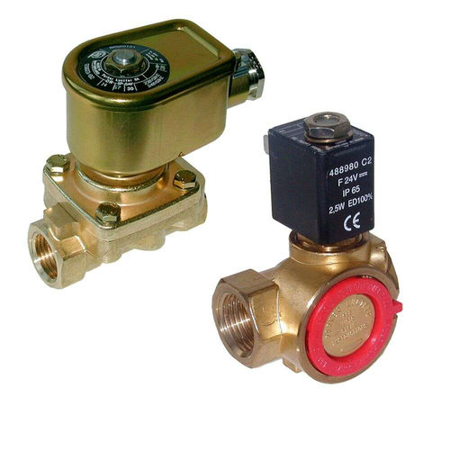 Elettrovalvola a comando assistito - Parker Fluid Control Division - Europe - a 2 vie / NO / per gas
