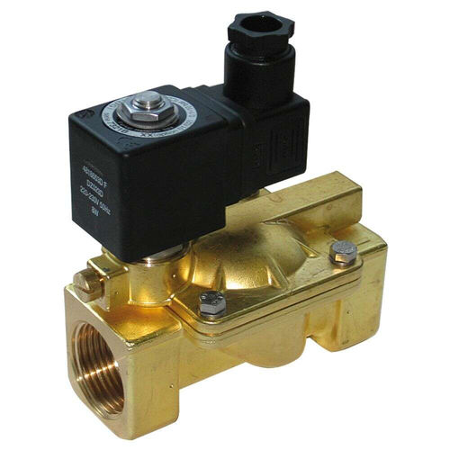 Elettrovalvola a comando assistito - Parker Fluid Control Division - Europe - a 2 vie / NO / per gas