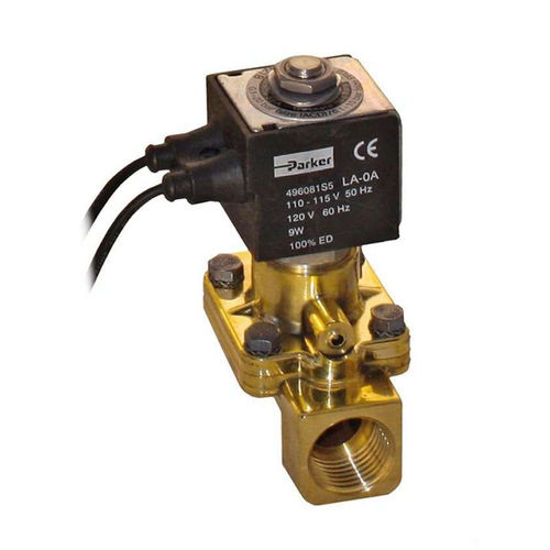 Elettrovalvola a comando assistito - Parker Fluid Control Division - Europe - a 2 vie / NO / per gas