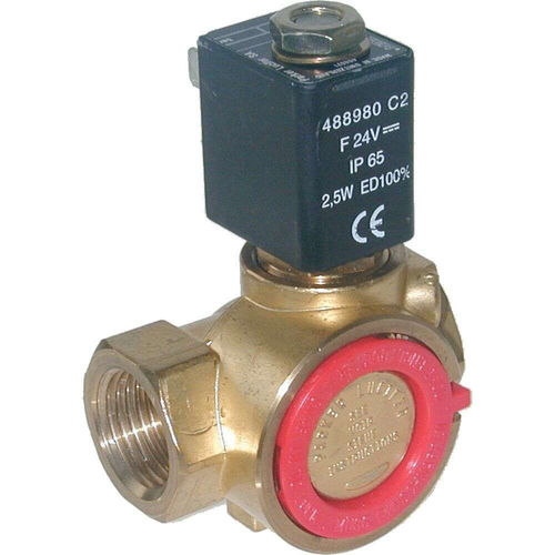 Elettrovalvola a comando assistito - Parker Fluid Control Division - Europe - a 2 vie / NO / per gas