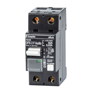 Interruttore differenziale della corrente residua - DFS 2 040-2/0,03-F Audio - Doepke Schaltgeräte GmbH - AC / 2 poli / monofase