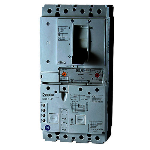 Interruttore magnetotermico - DFL 8 125-4/0,03-B NK  - Doepke Schaltgeräte GmbH - 4 poli / della corrente residua / automatico