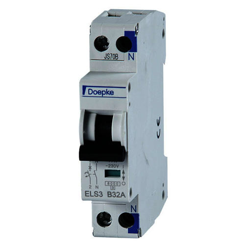 Interruttore magnetotermico - 20 A | ELS 3 B20/1+N - Doepke Schaltgeräte GmbH - contro i cortocircuiti / modulare / piccolo