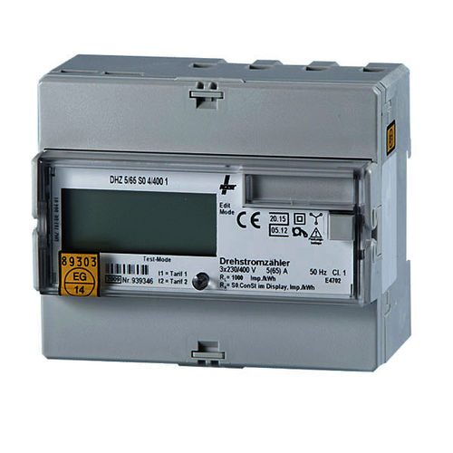 Contatore di energia elettrica monofase -  DHZ 5/65 - Doepke Schaltgeräte GmbH - su guida DIN / multifunzione