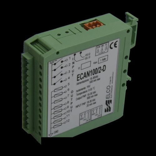 Modulo I/O analogico - ECAN 100/2 - ELCO Elettronica di A. Ligabue e C. snc - CAN Bus / a 4 I / con 8 uscite PNP