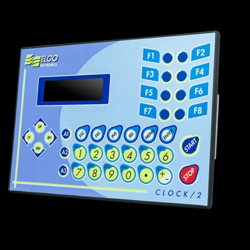 HMI con tastiera - CLOCK2 - ELCO Elettronica di A. Ligabue e C. snc - ad incastro / Modbus / CANopen