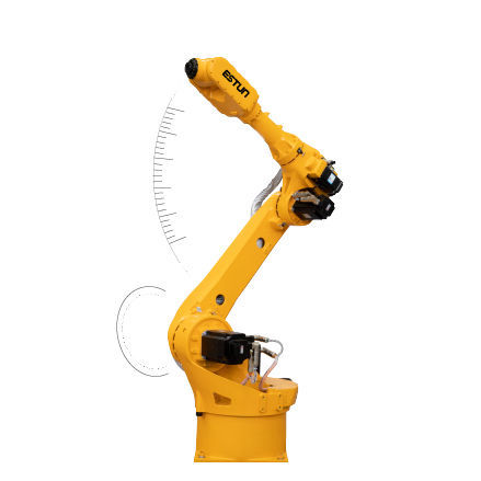 Robot articolato - ER20B-1760 - ESTUN Automation Co., Ltd. - 6 assi / a pavimento / per montaggio a soffitto