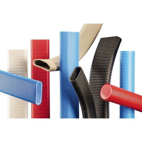 Tubo rigido scanalato - FRÄNKISCHE Industrial Pipes GmbH & Co. KG - per aria / per gas / per gas di scarico