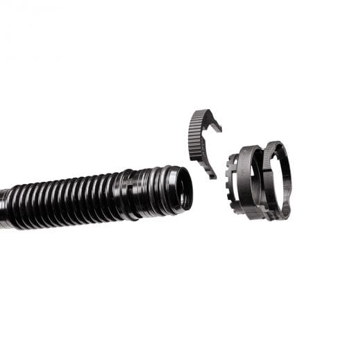 Tubo rigido scanalato - FRÄNKISCHE Industrial Pipes GmbH & Co. KG - per carburante / per aria / in PA12