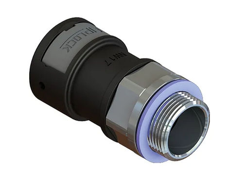 Raccordo pneumatico - ASPA-MML-S - FRÄNKISCHE Industrial Pipes GmbH & Co. KG - ad avvitamento / in PA6 / in metallo