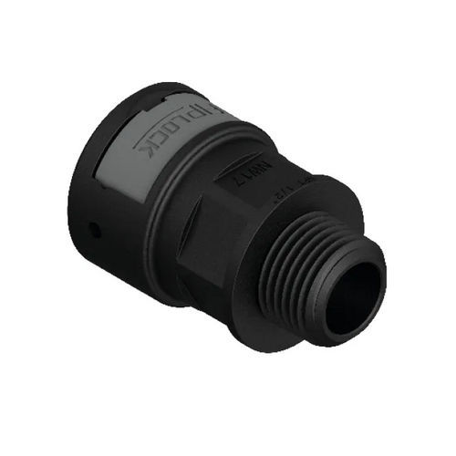 Raccordo per prodotti chimici - ASPA-NPT - FRÄNKISCHE Industrial Pipes GmbH & Co. KG - ad avvitamento / in PA6 / resistente ai prodotti chimici