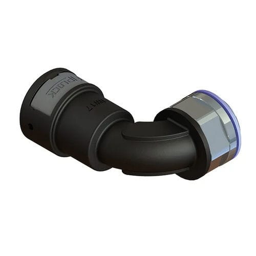 Raccordo pneumatico - AWPA-MMK-S - FRÄNKISCHE Industrial Pipes GmbH & Co. KG - ad avvitamento / gomito a 90° / in PA6