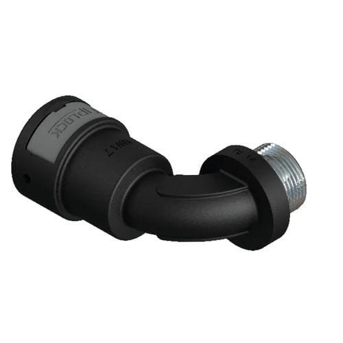 Raccordo pneumatico - AWPA-PGM - FRÄNKISCHE Industrial Pipes GmbH & Co. KG - filettato / gomito a 90° / in metallo