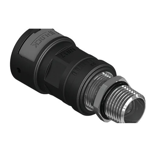 Raccordo pneumatico - AZPA-NPTM - FRÄNKISCHE Industrial Pipes GmbH & Co. KG - ad avvitamento / in PA6 / in metallo