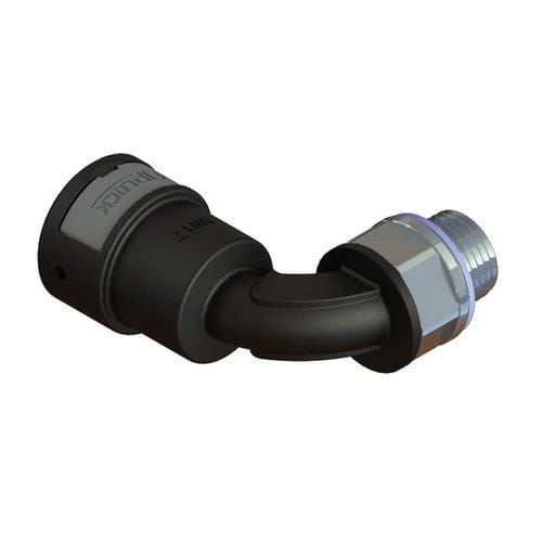 Raccordo pneumatico - AWPA-NPTM-S - FRÄNKISCHE Industrial Pipes GmbH & Co. KG - filettato / gomito a 90° / NPT