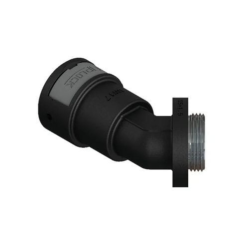 Raccordo pneumatico - AAPA-MMK - FRÄNKISCHE Industrial Pipes GmbH & Co. KG - ad avvitamento / gomito a 45° / in metallo