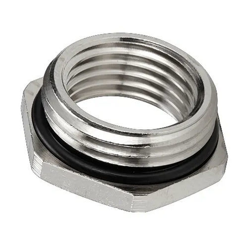 Adattatore idraulico di riduzione - NRBN-M - FRÄNKISCHE Industrial Pipes GmbH & Co. KG - di filettatura / in ottone nichelato / esagonale