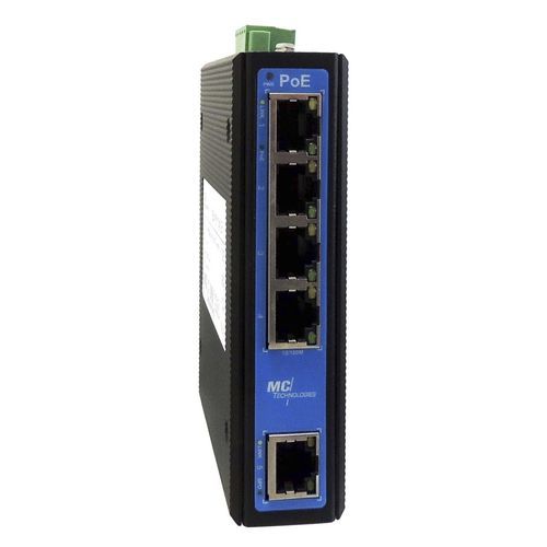 Switch Ethernet non gestibile - 162941 - MC Technologies GmbH - 8 porte / 10/100BaseT(X) / su guida DIN