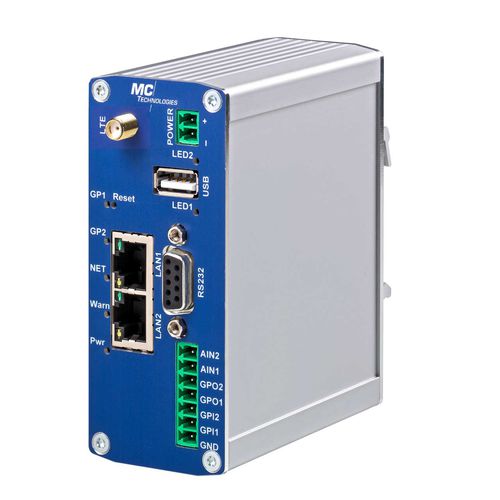 Router di comunicazione - MC-MR-L2 - MC Technologies GmbH - Ethernet / RS485 / WiFi