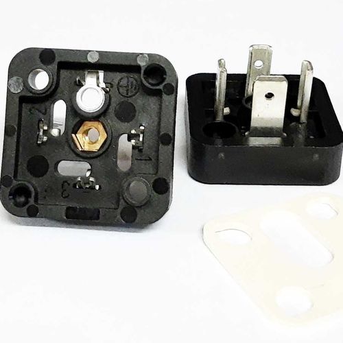 Connettore di alimentazione elettrica - 43 1711 033 04 - MC Technologies GmbH - piatto / maschio / con blocco