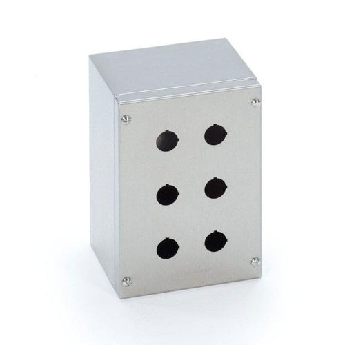 Custodia per pulsante - SPN series - MPGAMMA srl - a parete / rettangolare / in acciaio inox