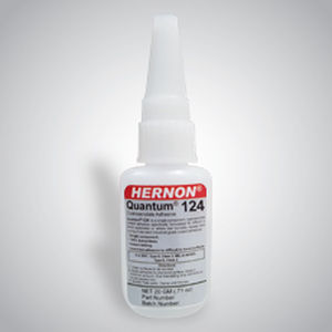 Colla cianoacrilato - Quantum® 124 - Hernon Manufacturing - per metallo / per ceramica / per termoplastica