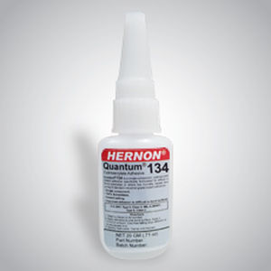 Colla cianoacrilato - Quantum® 134 - Hernon Manufacturing - per plastica / monocomponente / industriale