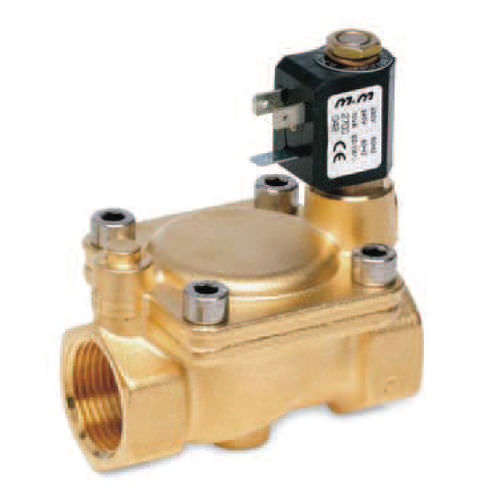 Elettrovalvola a comando assistito - B203, B222  - M & M INTERNATIONAL - a 2 vie / NC / per acqua